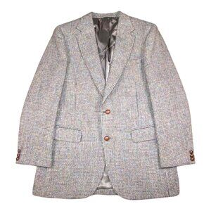 Gentry House x Harris Tweed Check Weave Wool Sport Coat